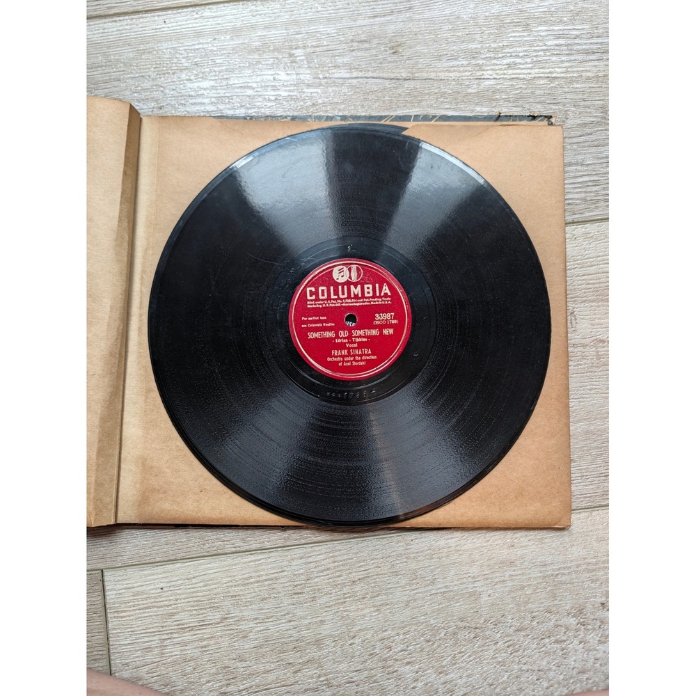 Frank Sinatra 78 RPM Record Columbia 36987 Something Old Something New Vintage